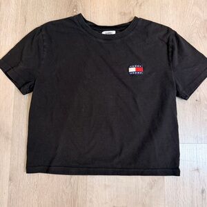 Tommy Jeans Essential Navy/Black Crew Neck - Size S/P